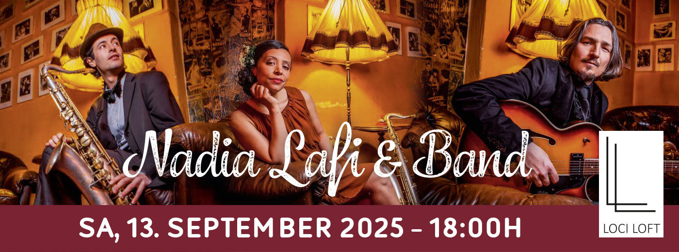 Eventbanner: Nadia Lafi am 13.09.2025