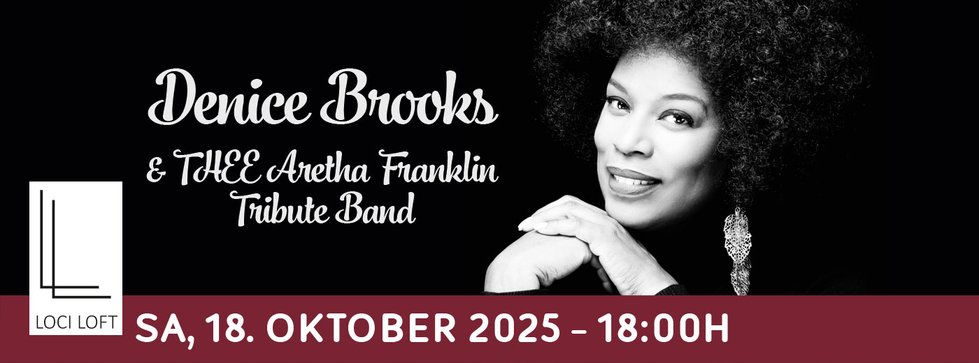 Eventbanner: Denice Brooks am 18.10.2025