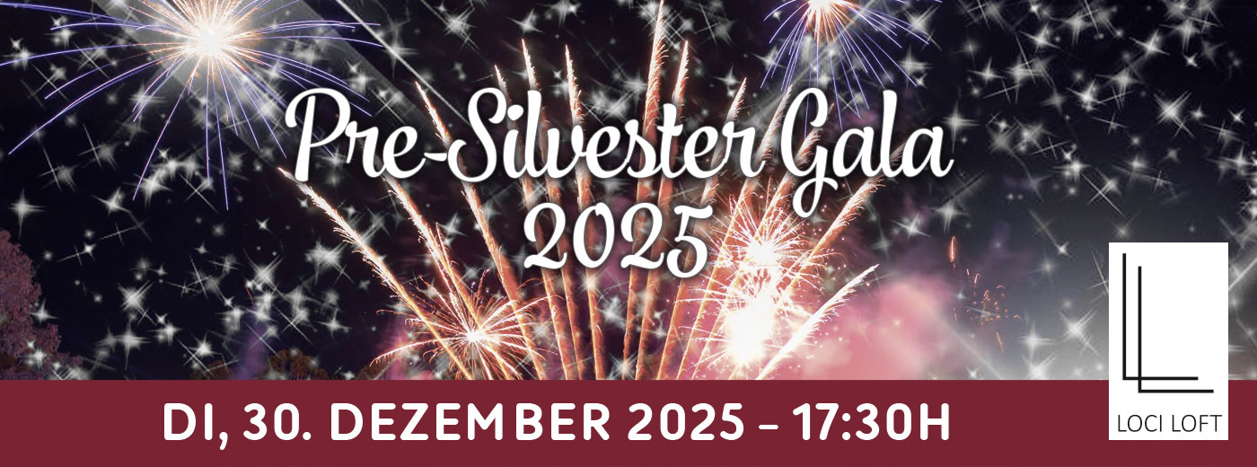 Banner: Pre-Silvester Gala am 30.12.2025