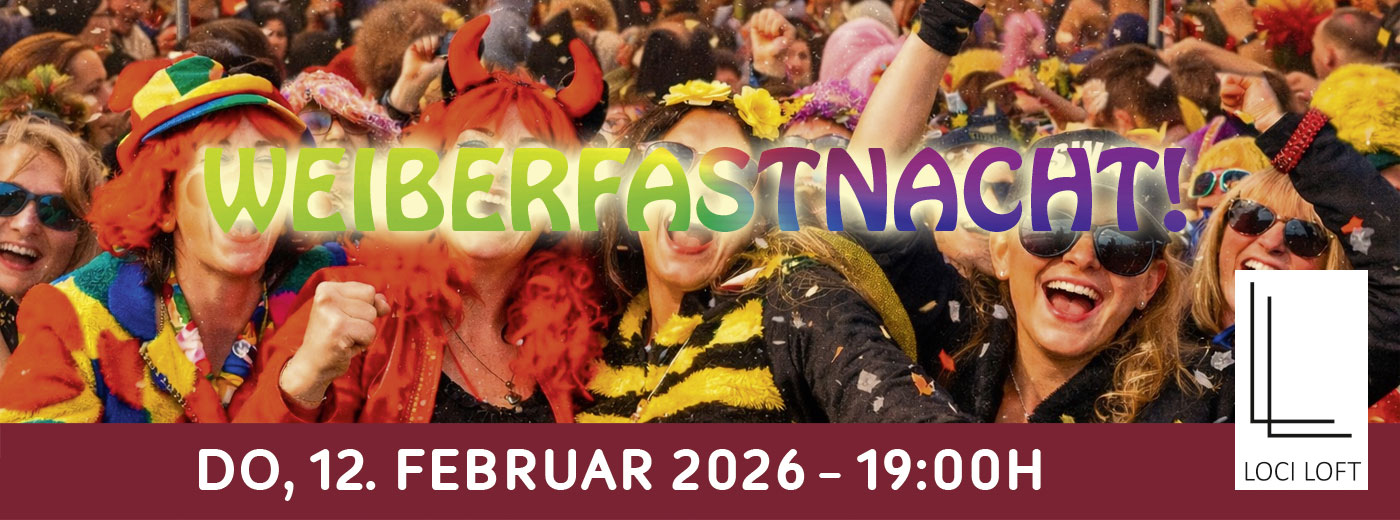 Eventbanner: Weiberfastnacht am 12.02.2026