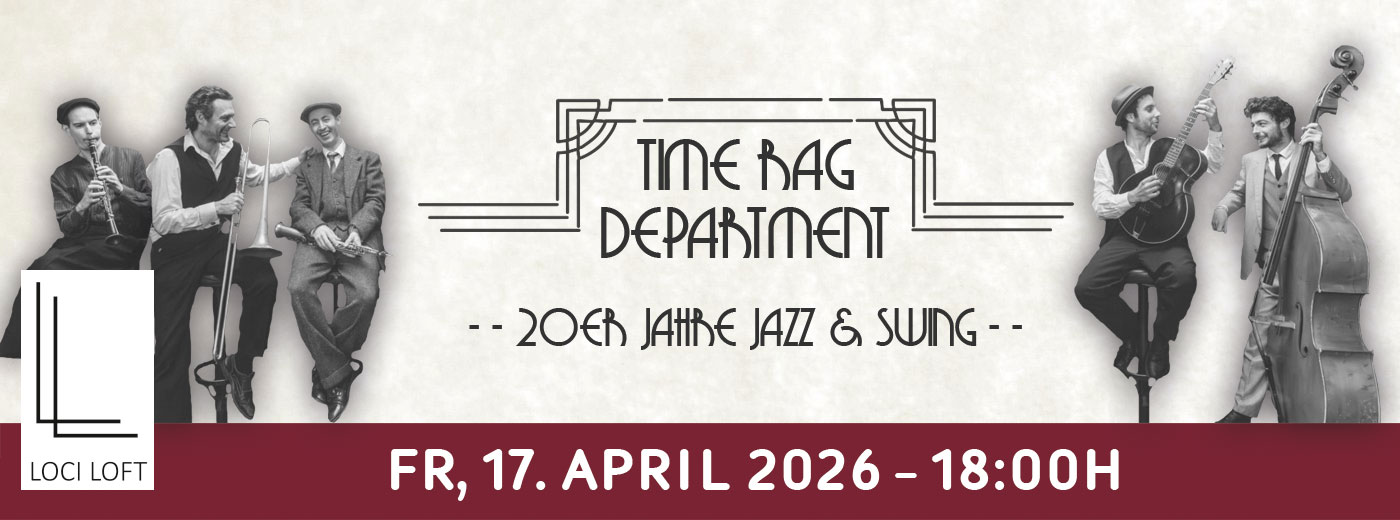 Eventbanner: Time Rag Department am 17.04.2026