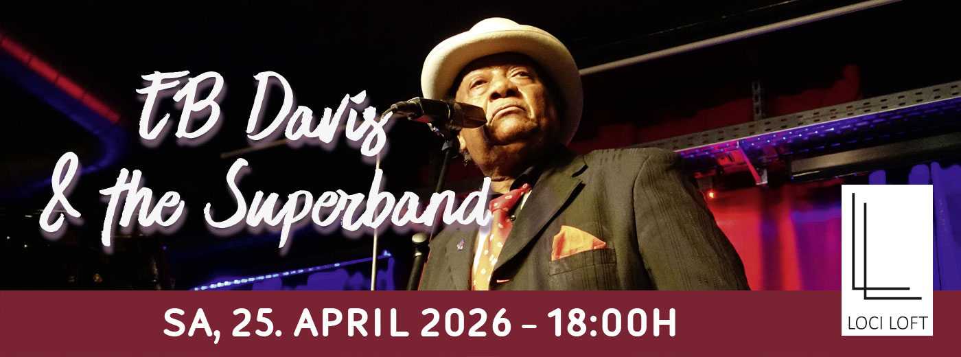 Eventbanner: EB Davis and the Superband am 25.04.2026
