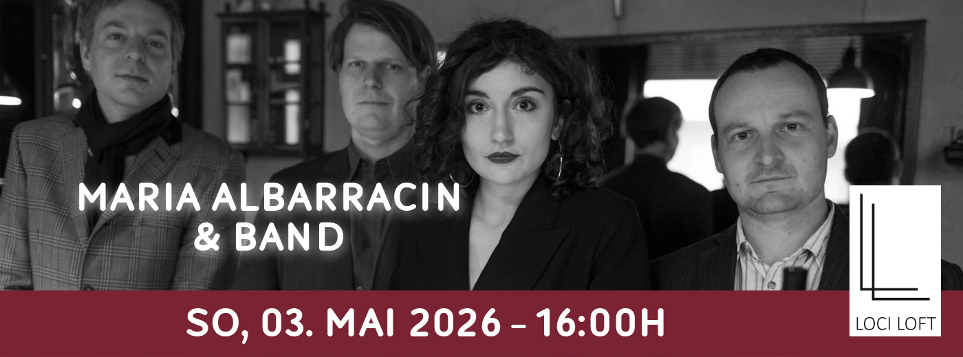 Promobanner: MARIA ALBARRACIN & BAND am 03.05.2026
