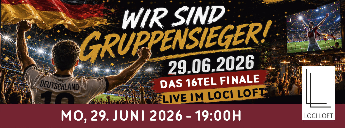 Eventbanner: Public Viewing am 29.06.2026, Fussball WM (EKnockout)