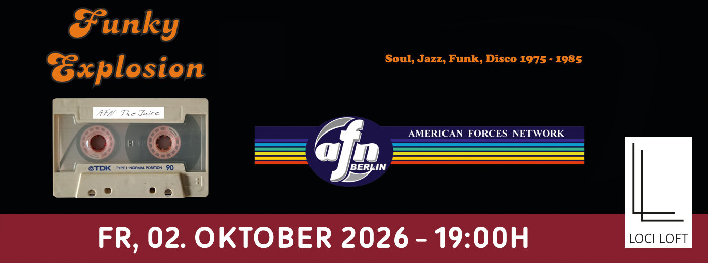 Eventbanner: Funky Explosion Party am 02.10.2026