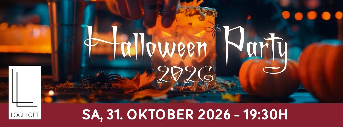 Eventbanner: Halloween Party am 31.10.2026