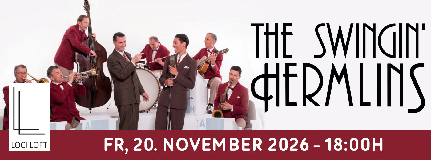 Eventbanner: Swingin Hermlins am 20.11.2026