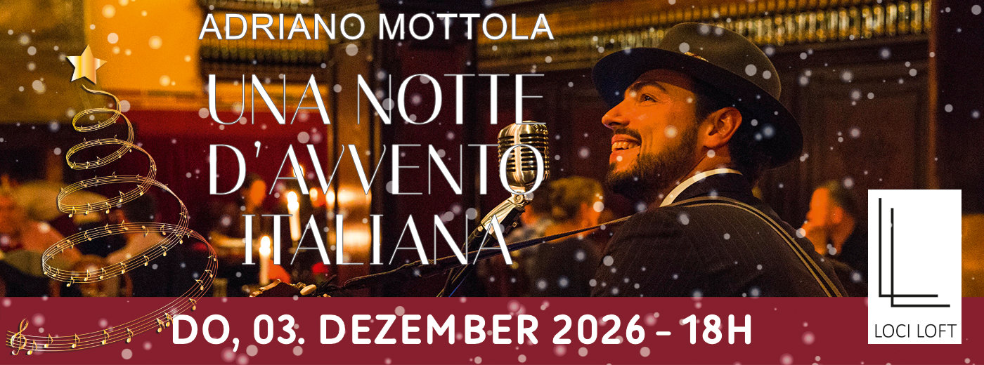 Eventbanner: Adriano Mottola Weihnachten - 03.12.2026